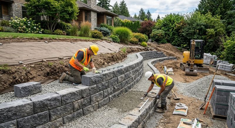 Landscape Wall Construction in Daytona Beach, FL