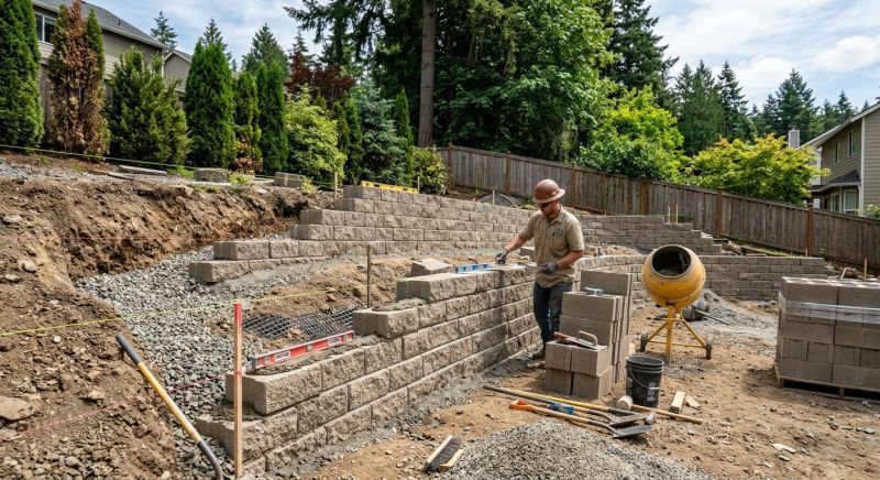 Hardscape Wall Construction in Kissimmee, FL