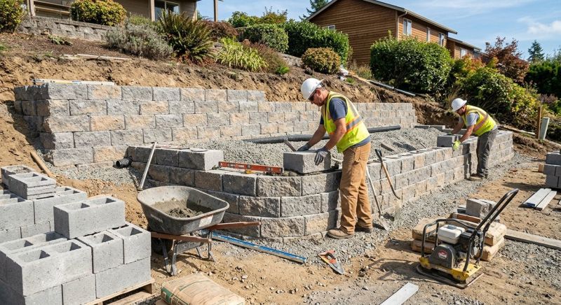 Hardscape Wall Construction in Daytona Beach, FL