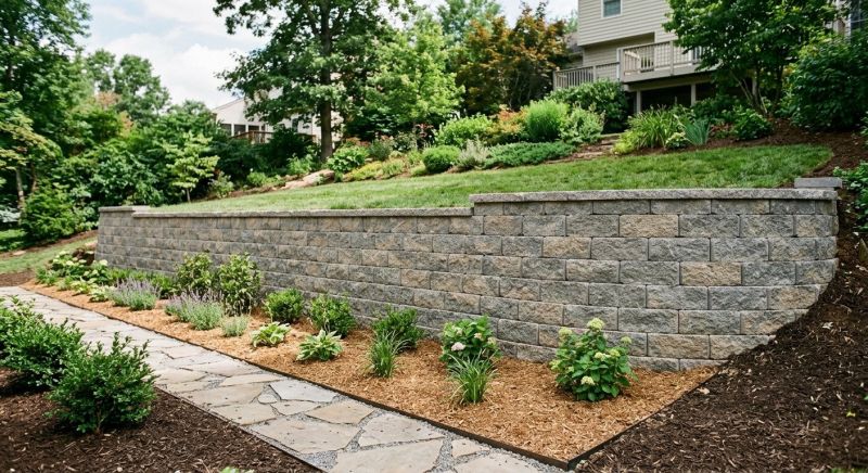 Landscape Wall Construction in Aiken, SC