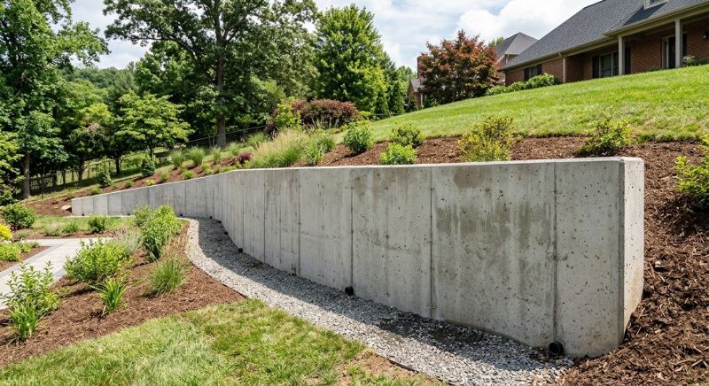 Retention Wall Installation in Clermont, FL